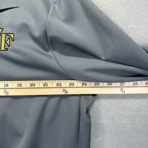 Nike Wake Forest Military Bowl Epic Dri-fit Training Jacket Mens XL Gray Black - Picture 11 of 16